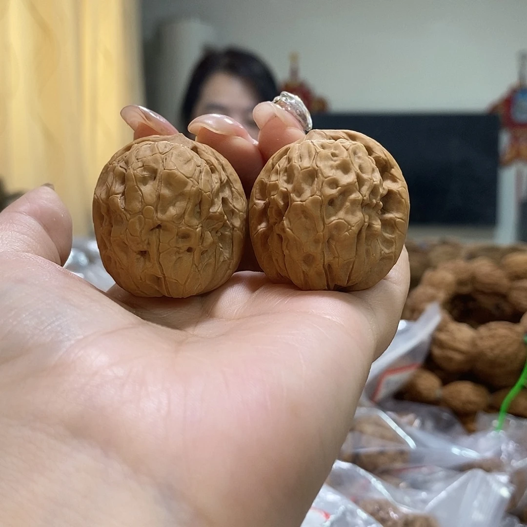 把件文玩核桃35甲骨文