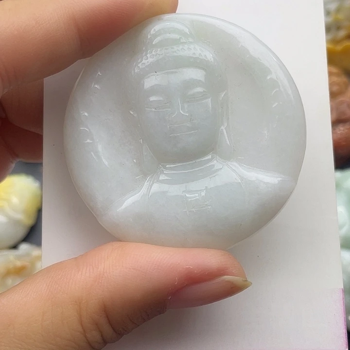 翡翠未镶嵌颈饰天然翡翠