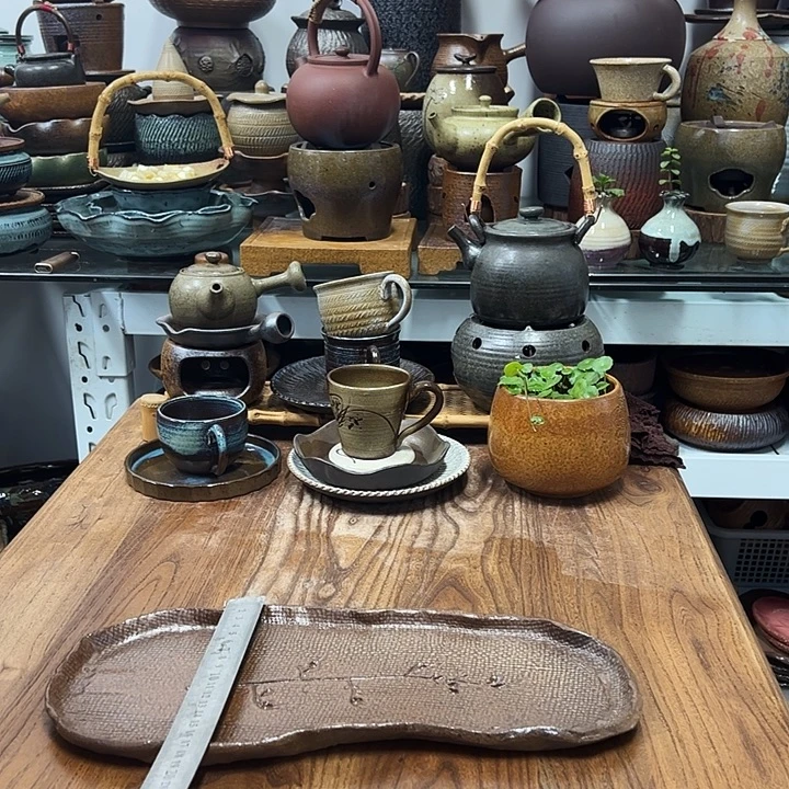 紫砂宜兴紫砂粗陶茶具89