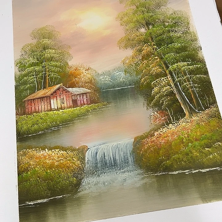 油画好喜欢仔仔细细影子