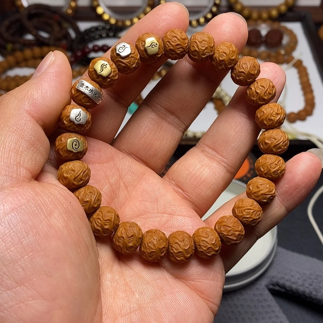 猴头核桃手串全品11左右六标玄虎23号