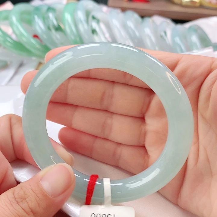 未镶嵌手镯翡翠55胖圆