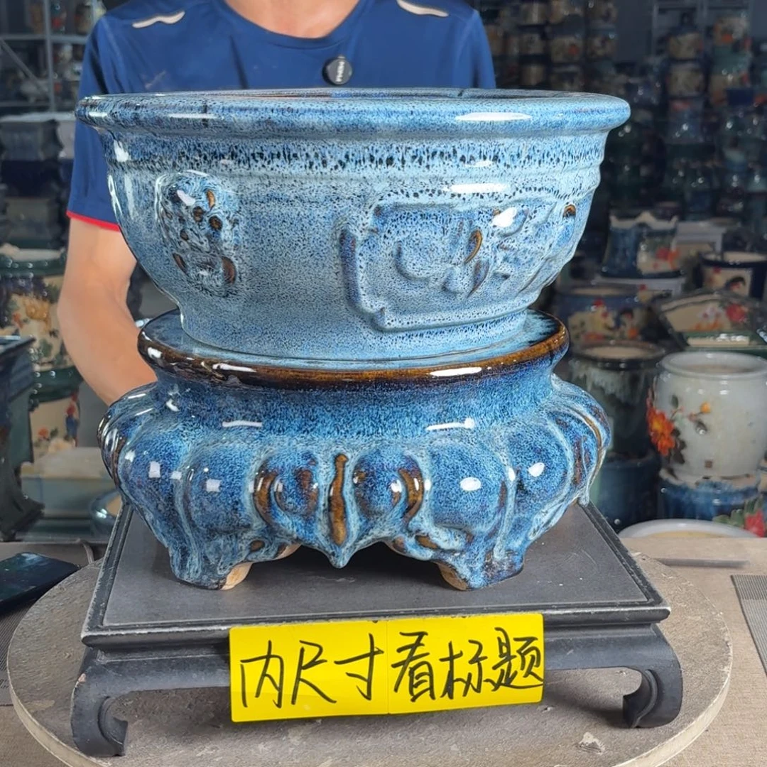 一风堂石湾花盆 内24*13