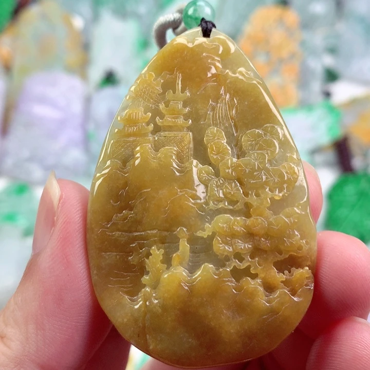 吊坠(不含链)未镶嵌翡翠