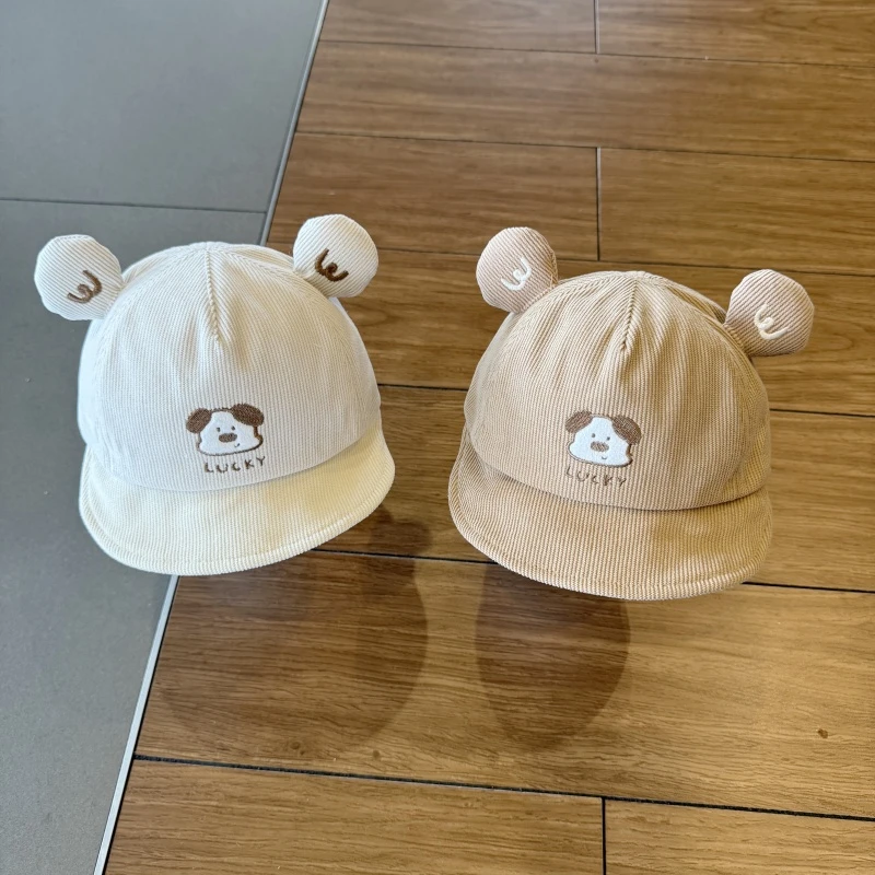 宝宝遮阳帽秋季帽子新款大帽檐儿童防晒帽秋冬可爱婴幼儿鸭舌帽潮