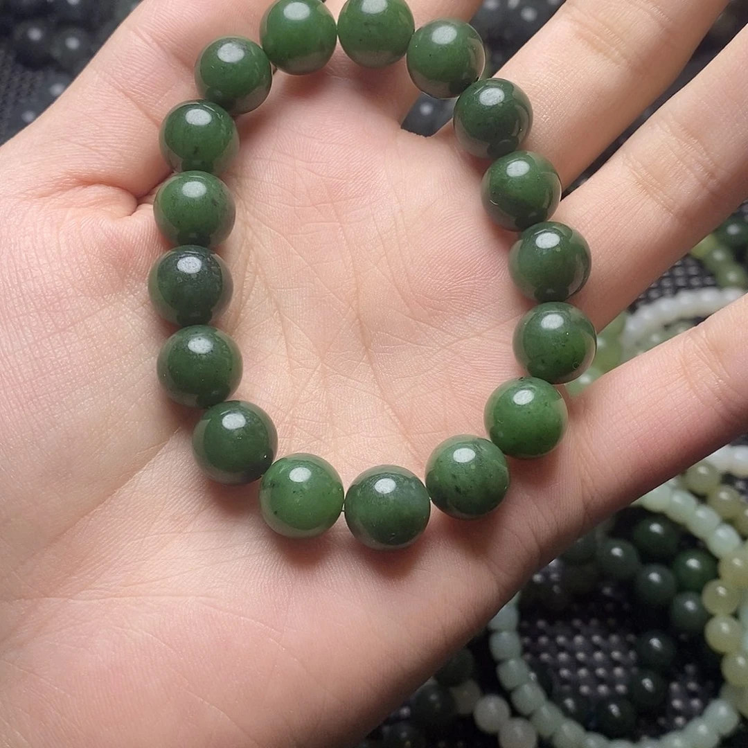 和田玉未镶嵌手串15