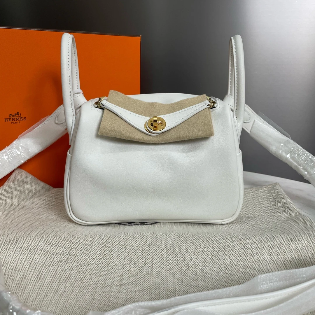 未使用 Hermes/爱马仕 闲置未使用新白色 迷你Lindy 二代16270772