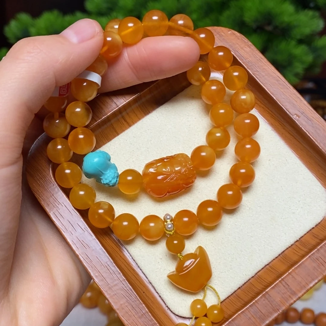 【闪购商品】手链蜜蜡未镶嵌手串