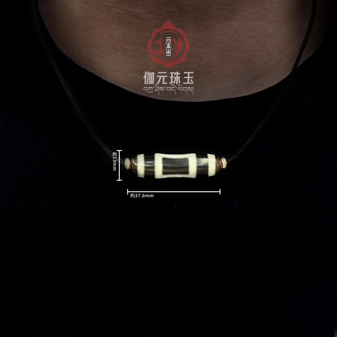 伽·元｜天地-黑白玛瑙锁骨链多样性发其一