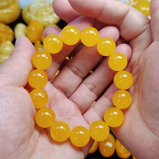 未镶嵌蜜蜡手串同料手串I3