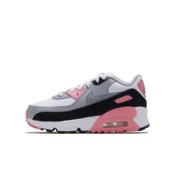 【微瑕】婴童Nike 经典复古减震防滑低帮学步鞋灰粉CD6868-104