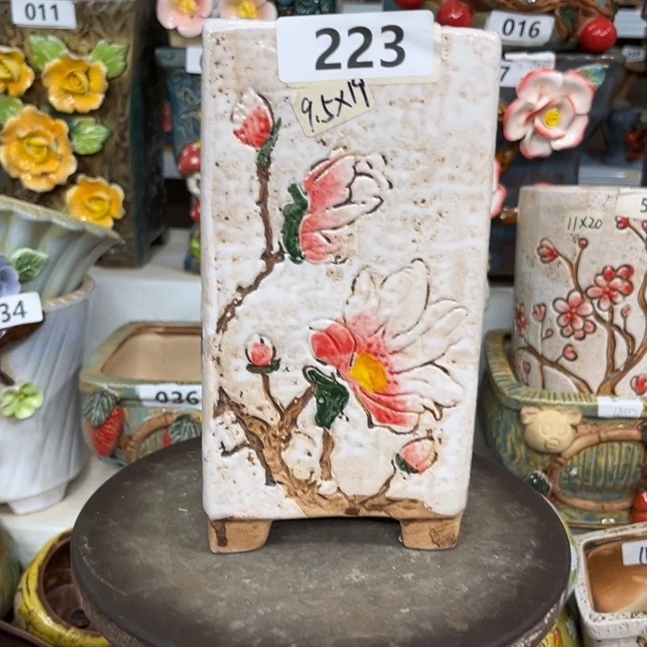 紫砂花盆粗陶材质多肉花盆
