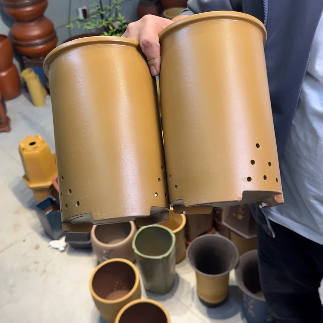 紫砂花盆口径14.18口径