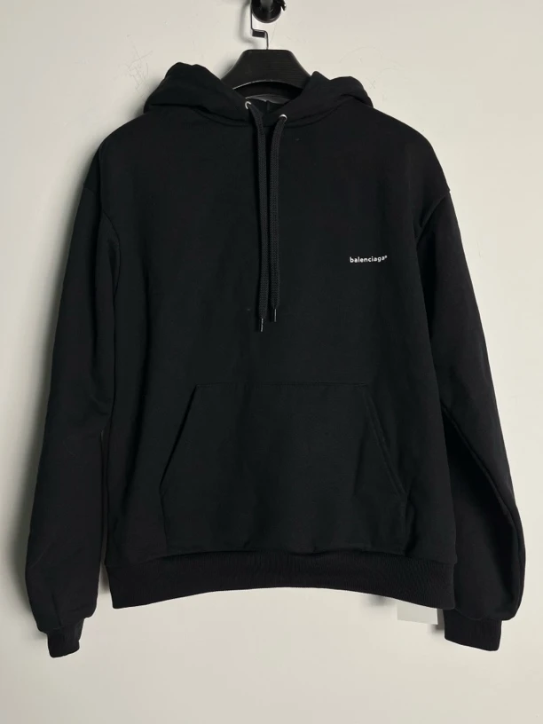 未使用 Balenciaga/巴黎世家 S*1/巴黎世家黑色连帽卫衣/06324
