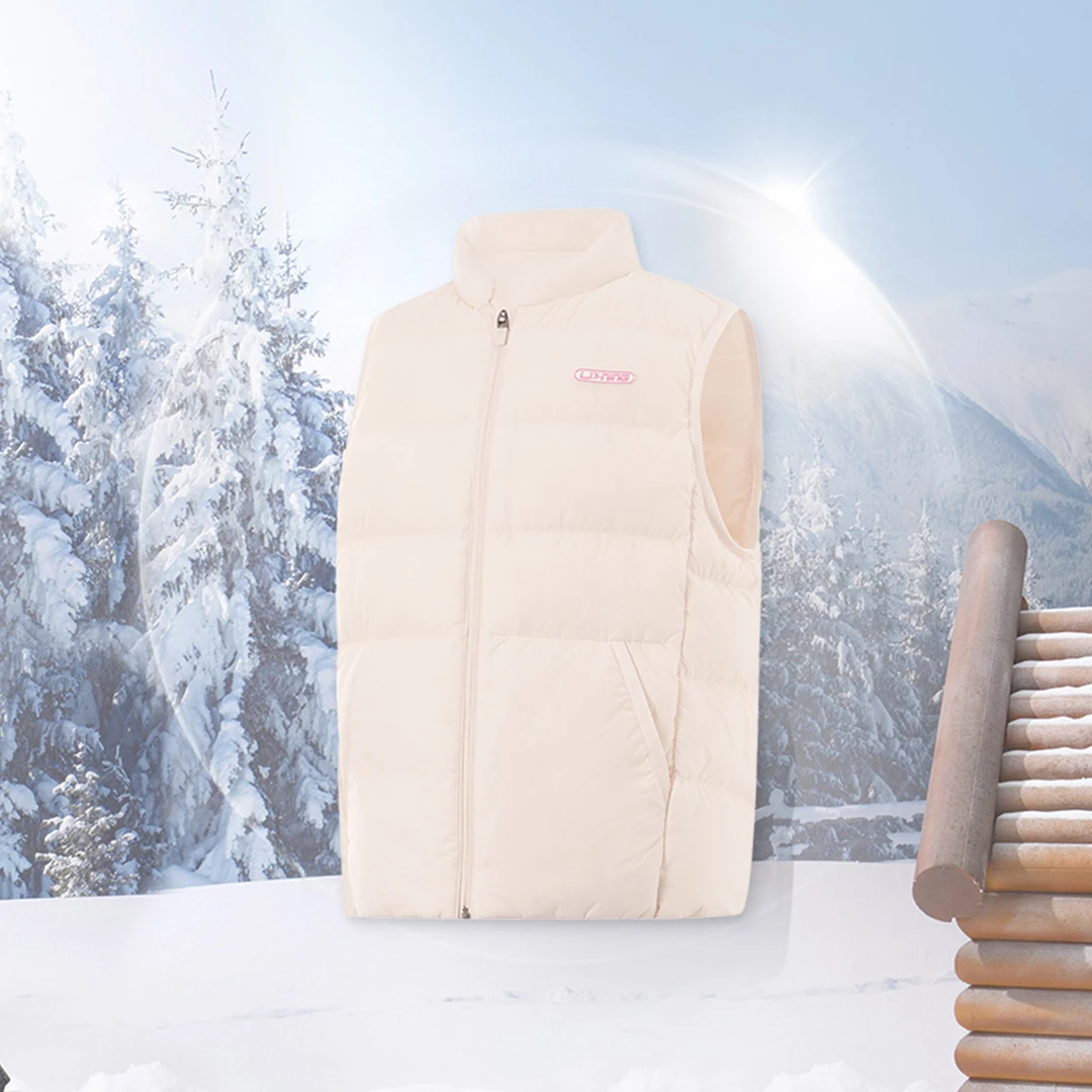 李宁小大童运动生活系列85%鸭绒羽绒马甲013-2