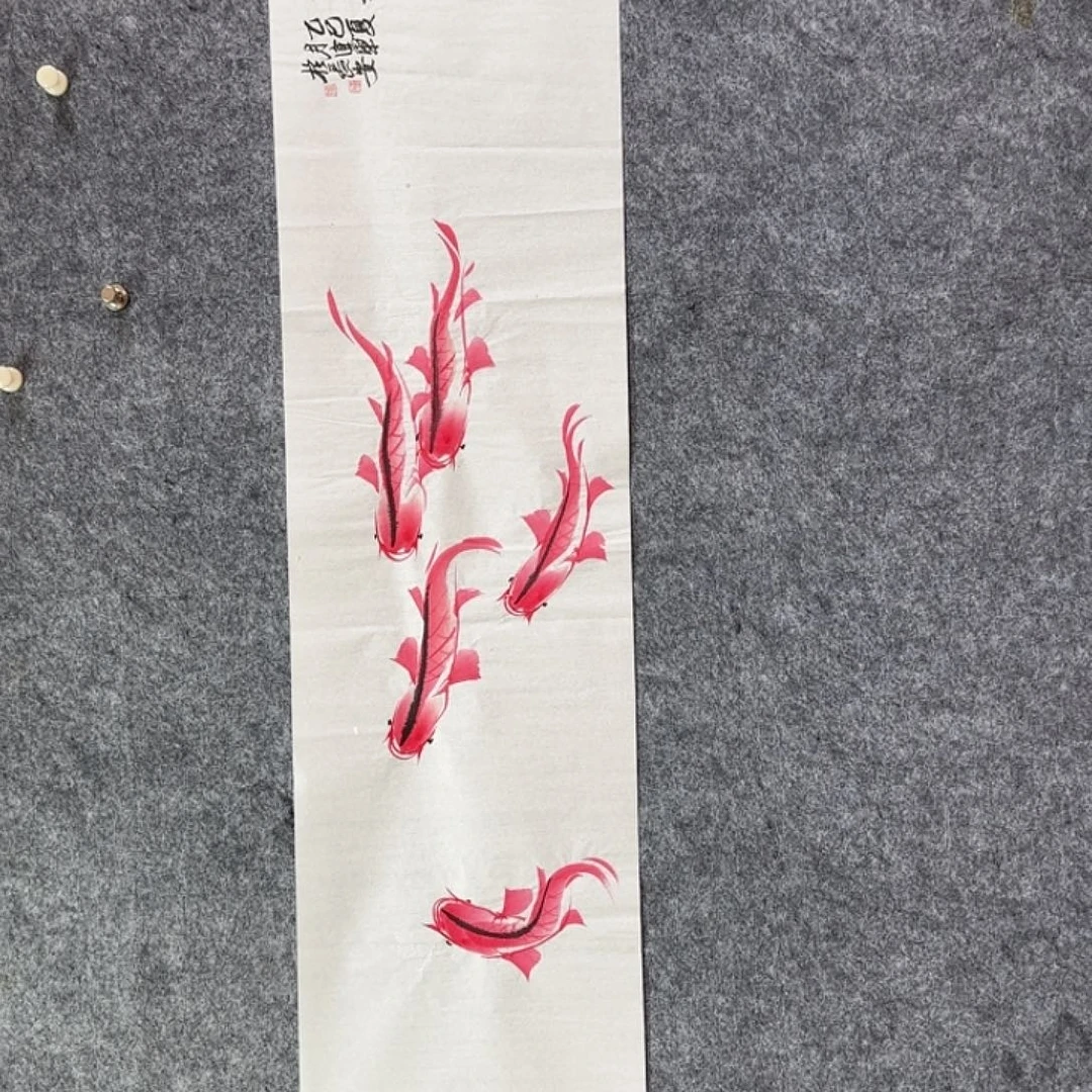 一***真书法刘老师，精品4尺横幅国画