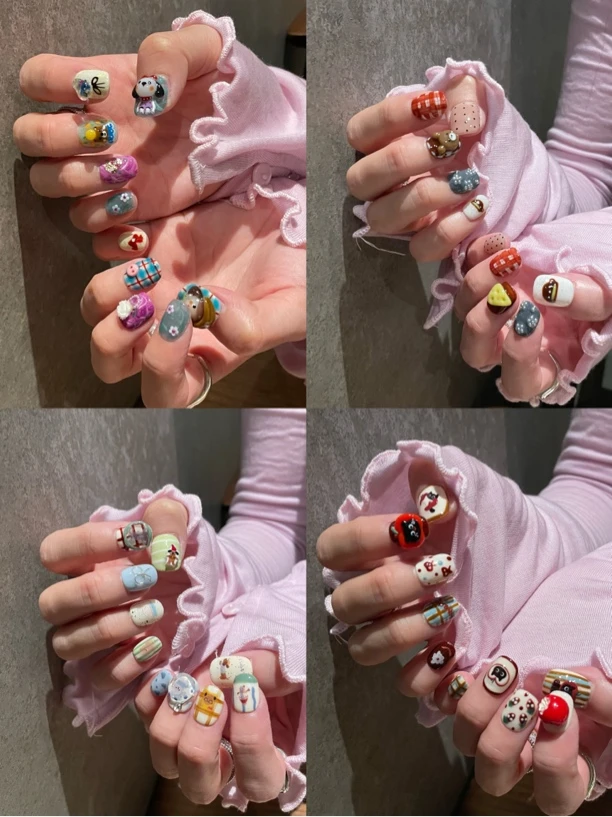 G·F nail手工穿戴甲（清货） 过款链接    no退no换 ！！！默认微瑕！！