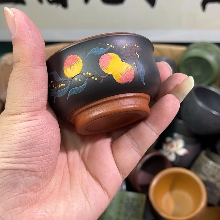 茶杯紫砂全手工紫砂主人杯