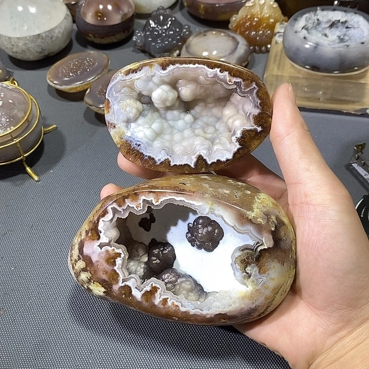 水晶摆件未镶嵌聚宝盆