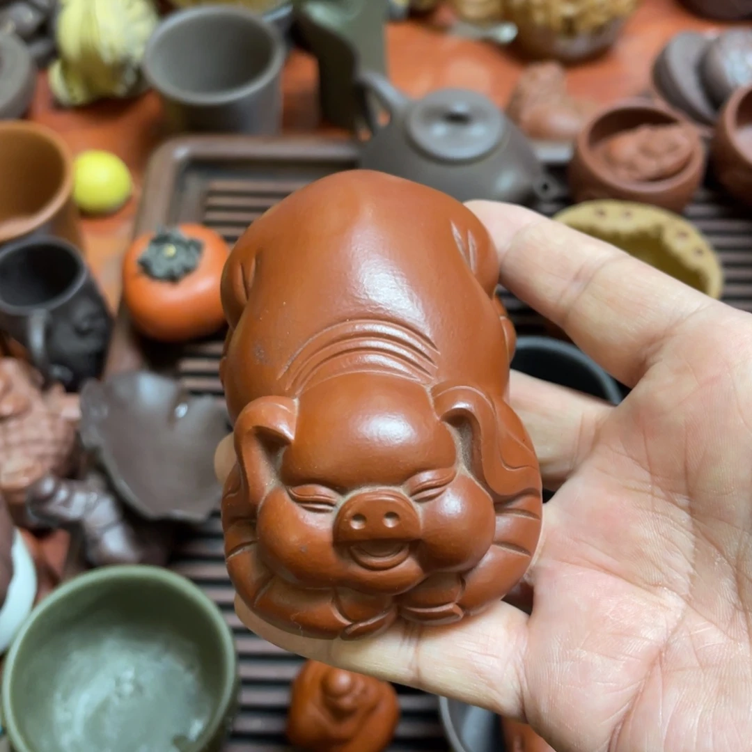 紫砂茶宠紫砂瑕疵