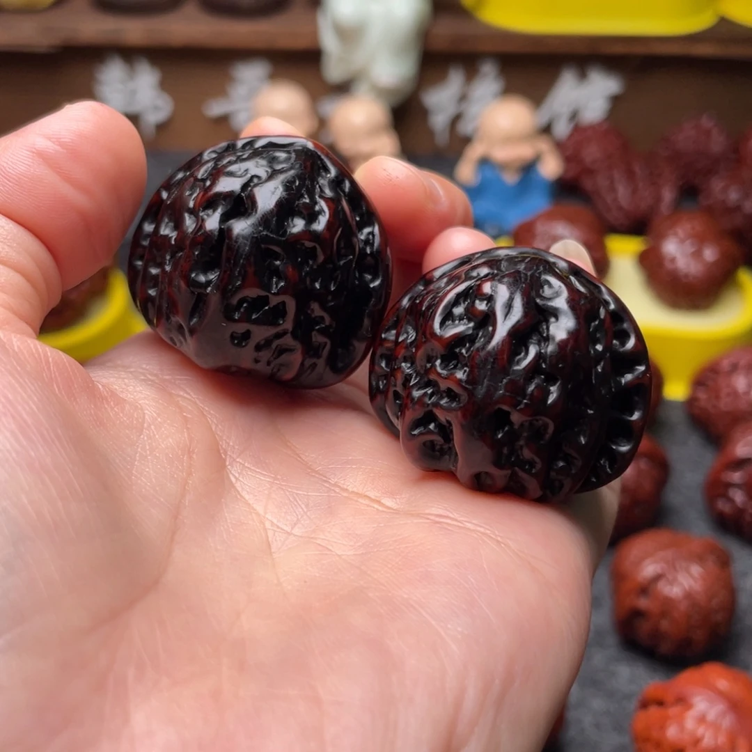 吊坠文玩核桃文玩核桃 手把件 地闷 37