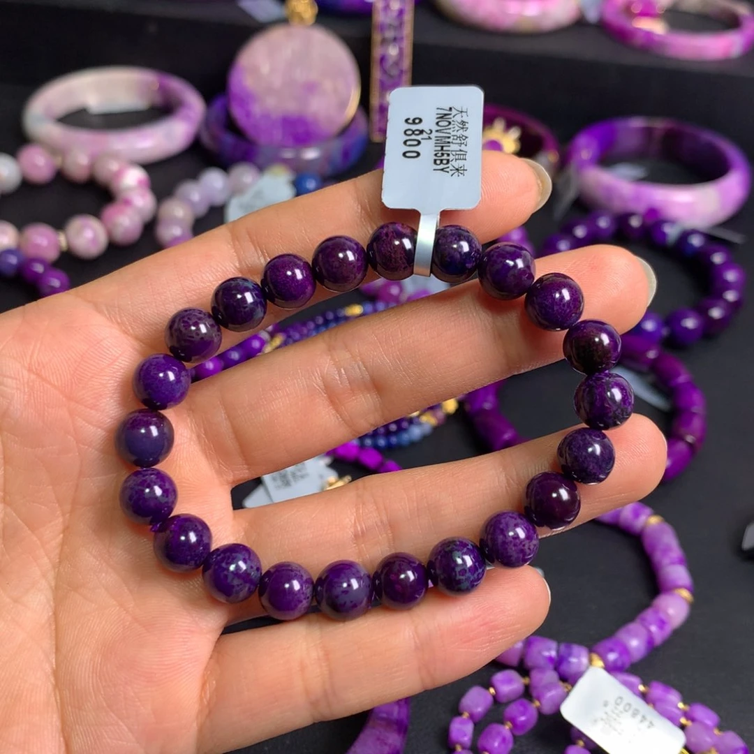 苏纪石（舒俱来）未镶嵌夜樱手串