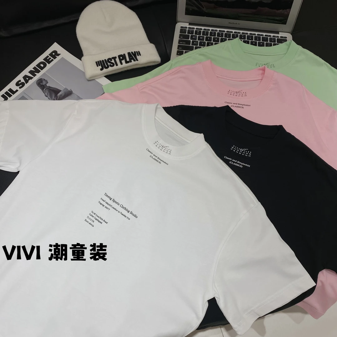 VIVI童装 2025夏款潮流中大童百搭时尚休闲印花短袖T恤