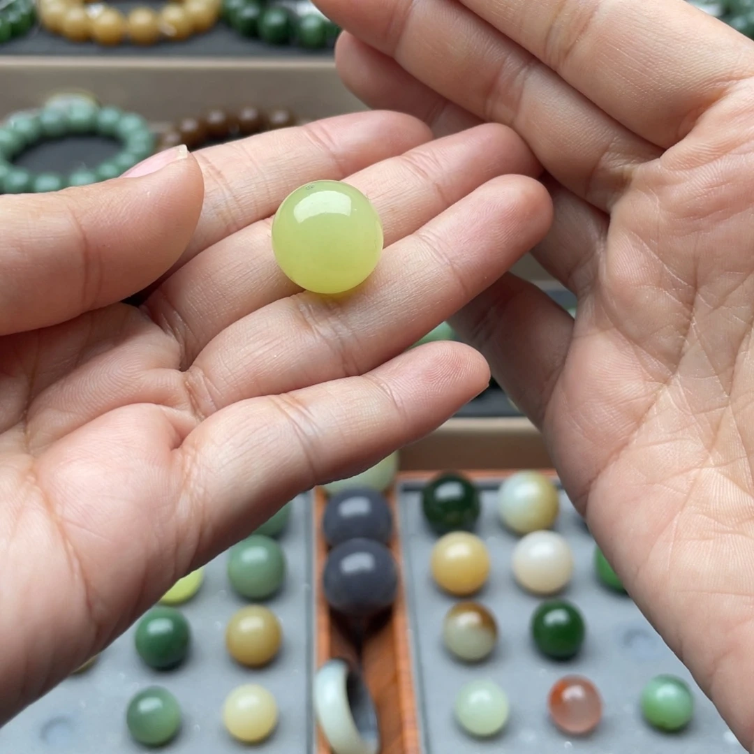 和田玉未镶嵌手链16