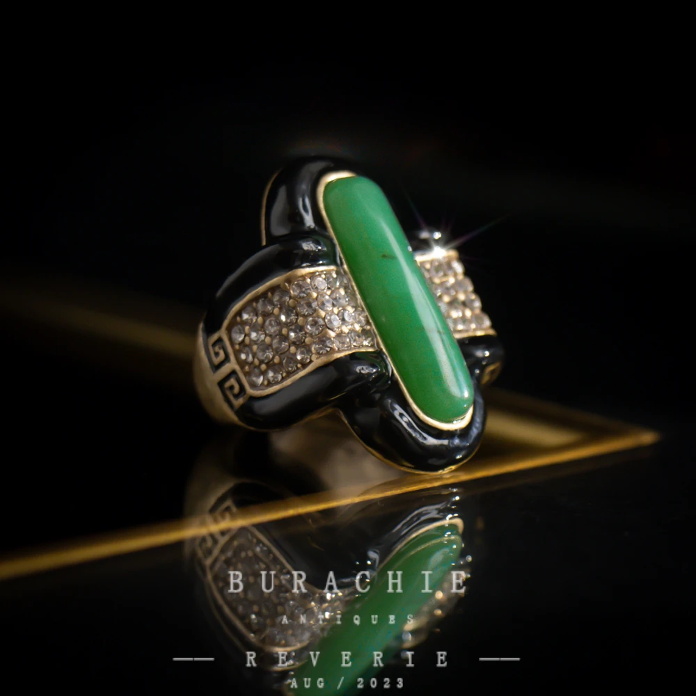 铜合金仿水晶戒指 【9361】周年珍藏英｜经典原标克拉款CrownFrett