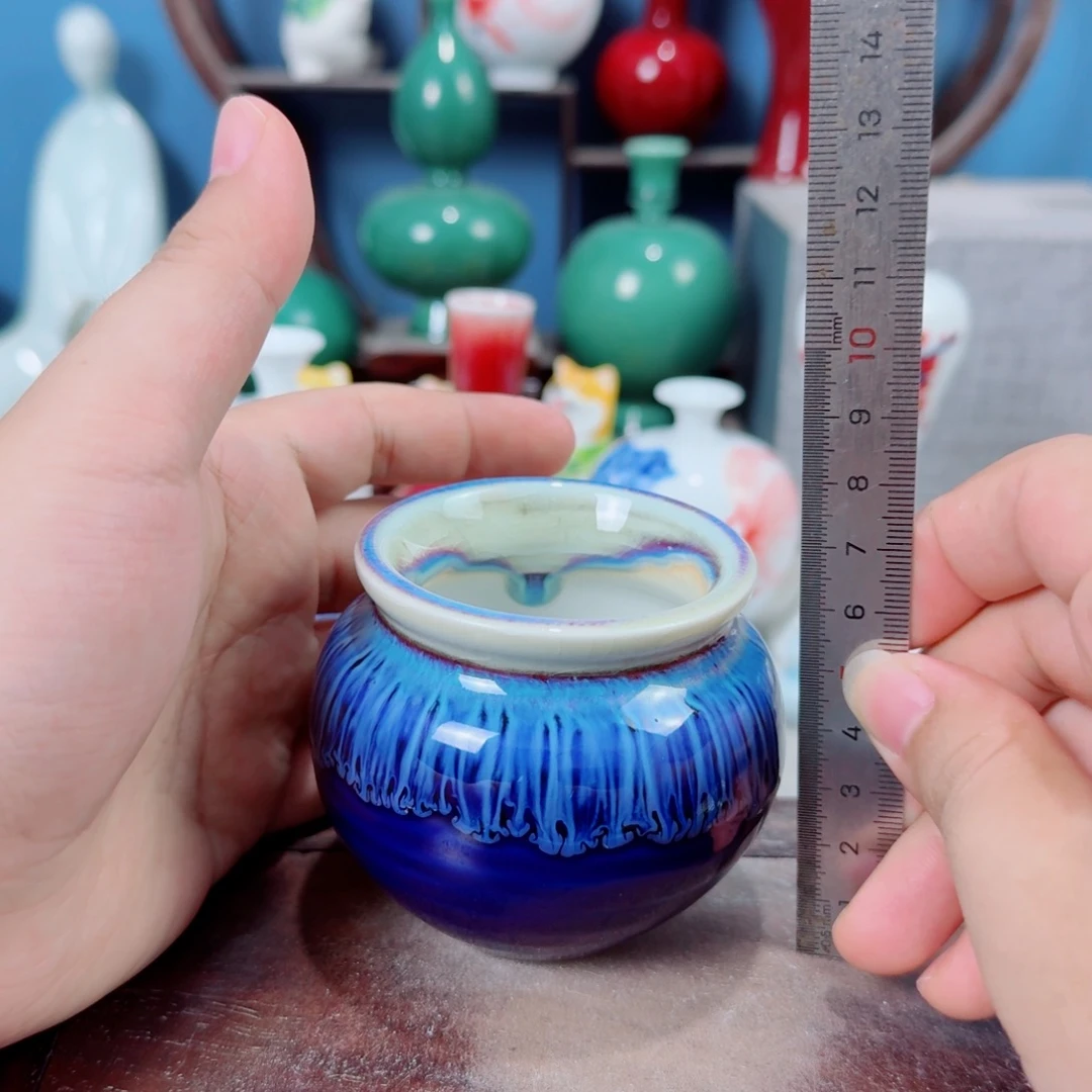 陶瓷手工小花器摆件