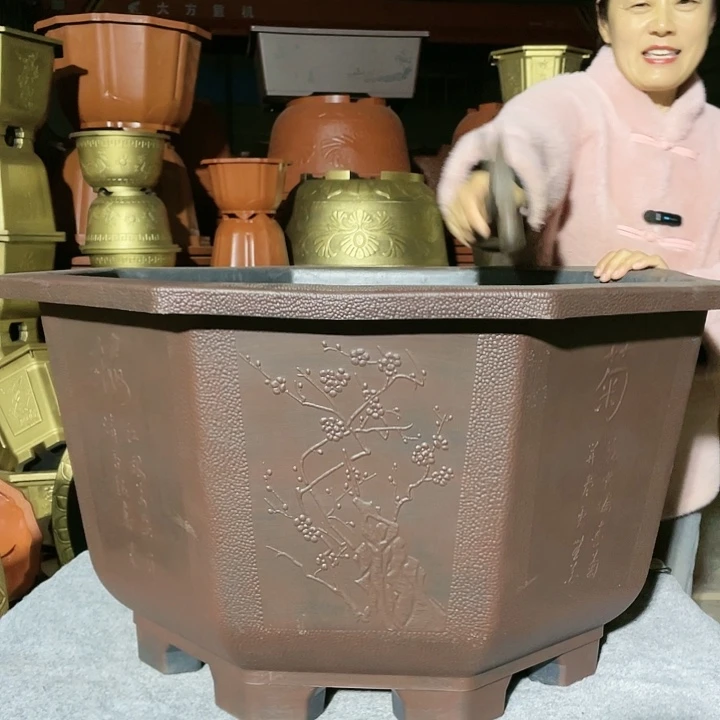 八角紫砂八零两个