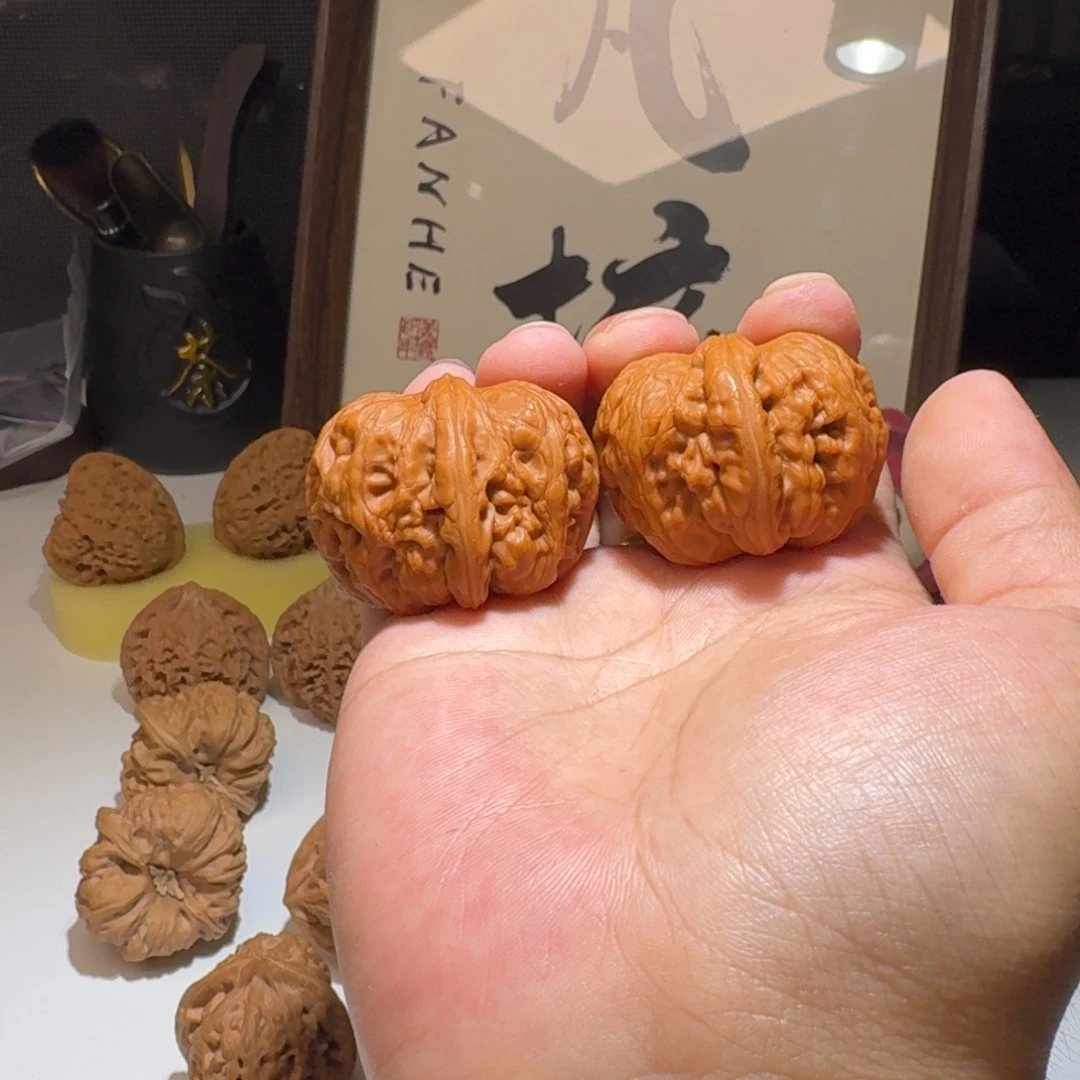 张****吊坠文玩核桃42尺寸全品平谷元宝