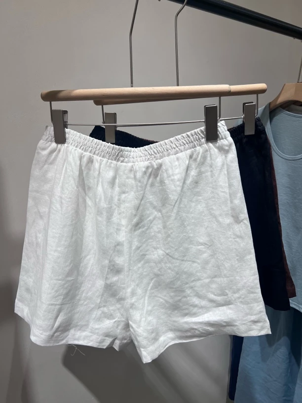 高质感女士森系阔腿短裤居家甜美风时尚