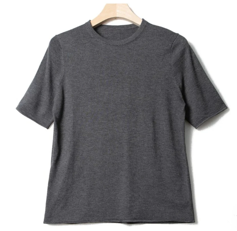 【霄霄形象美学】短袖灰色套装TZ22543