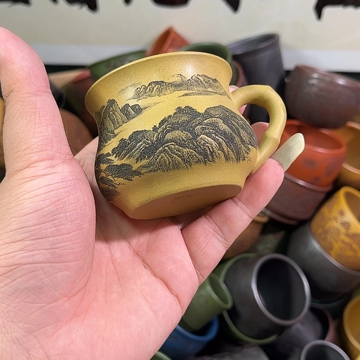 茶杯紫砂全手工紫砂主人杯