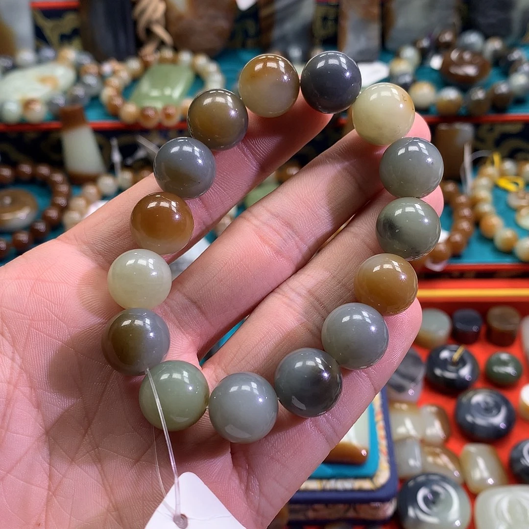 和田玉（糖玉）未镶嵌手链