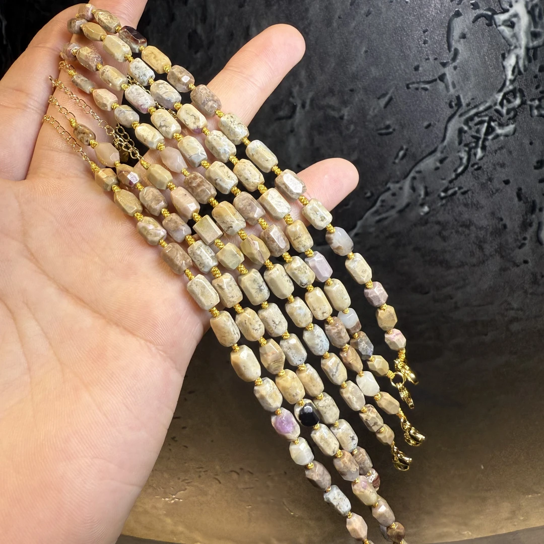 【皇后甄选】C010803 辰砂DIY橙黄钻切手链-多样性发其一