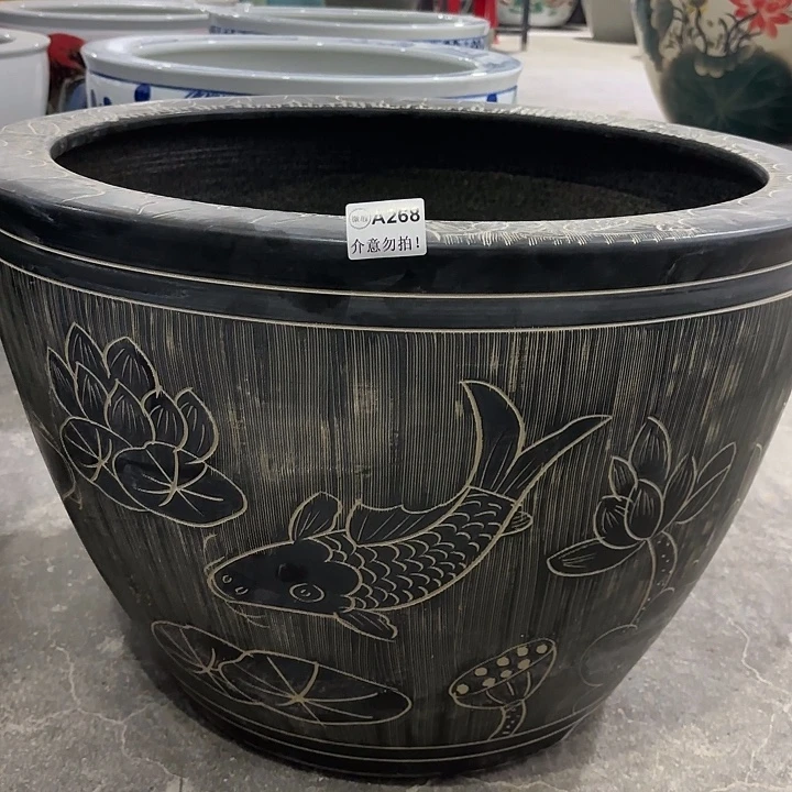 陶瓷鱼缸微瑕尺寸63-43