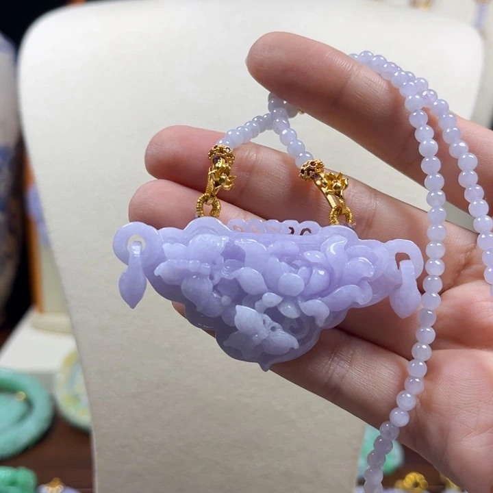 翡翠未镶嵌项链天然翡翠