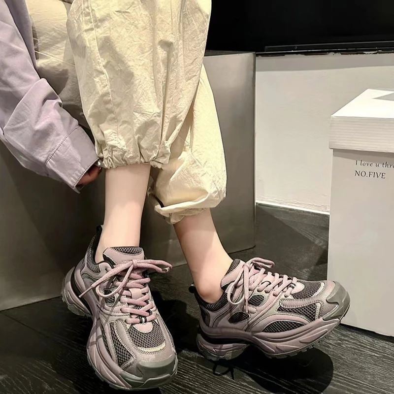 小怪兽复古柔软运动老爹鞋M23D88