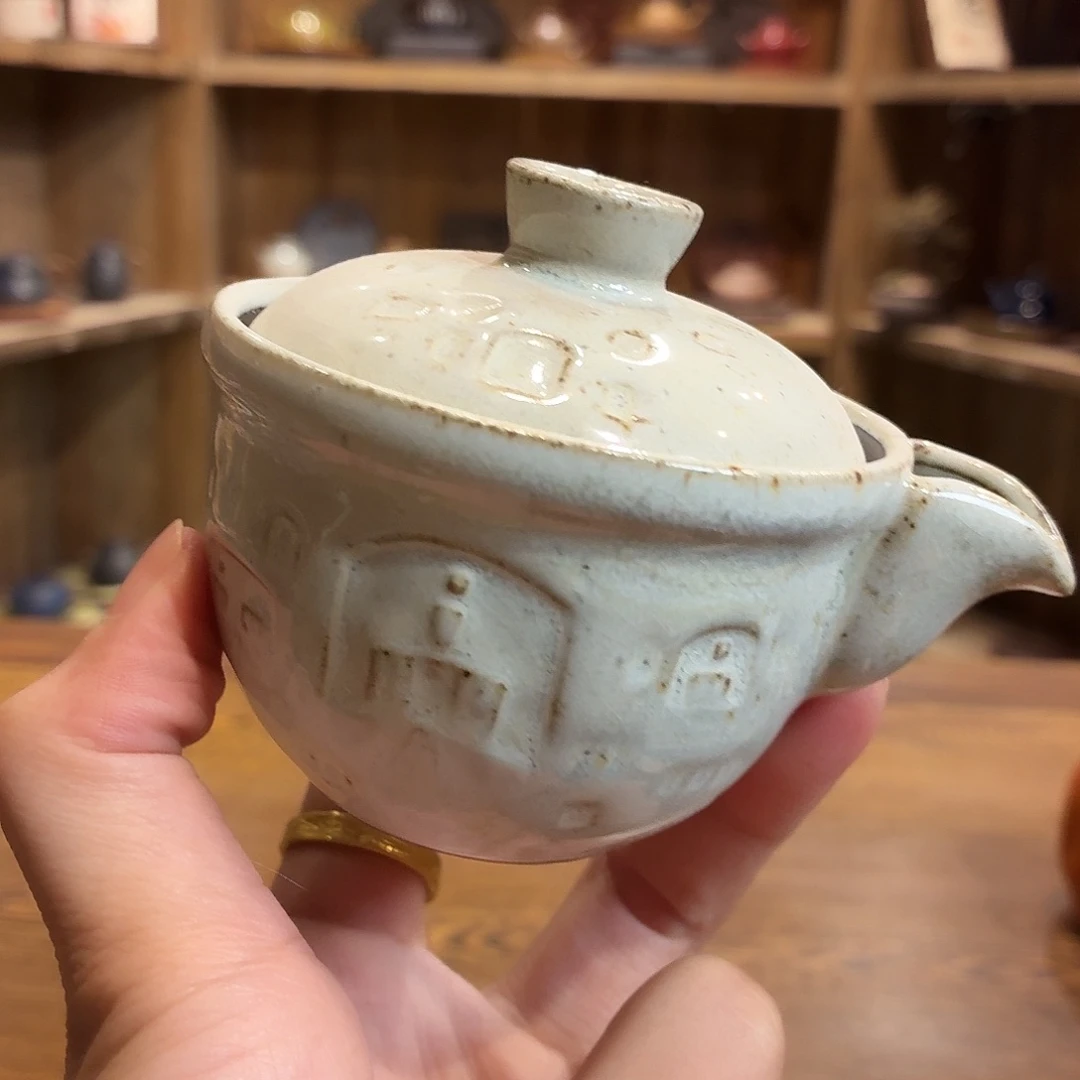 柴烧老岩泥茶器皿