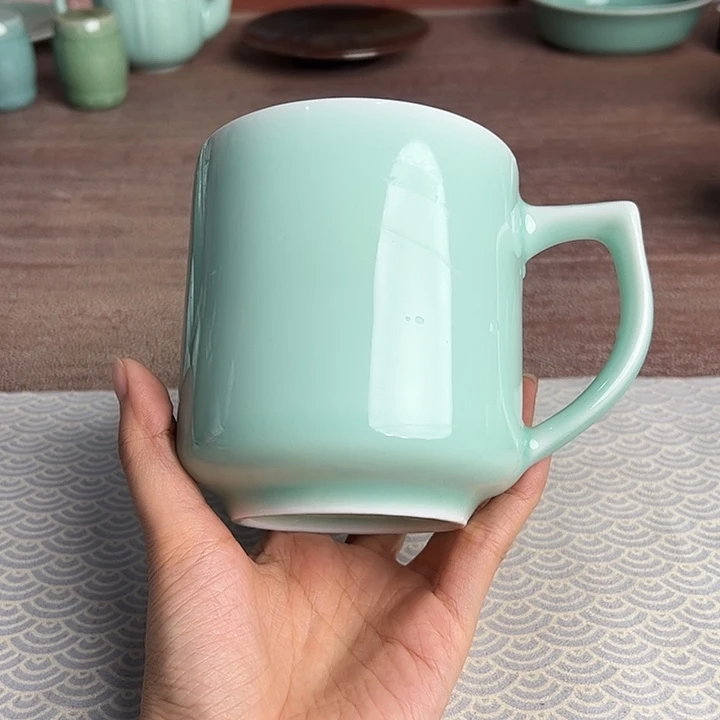 龙泉云间青瓷小米茶器