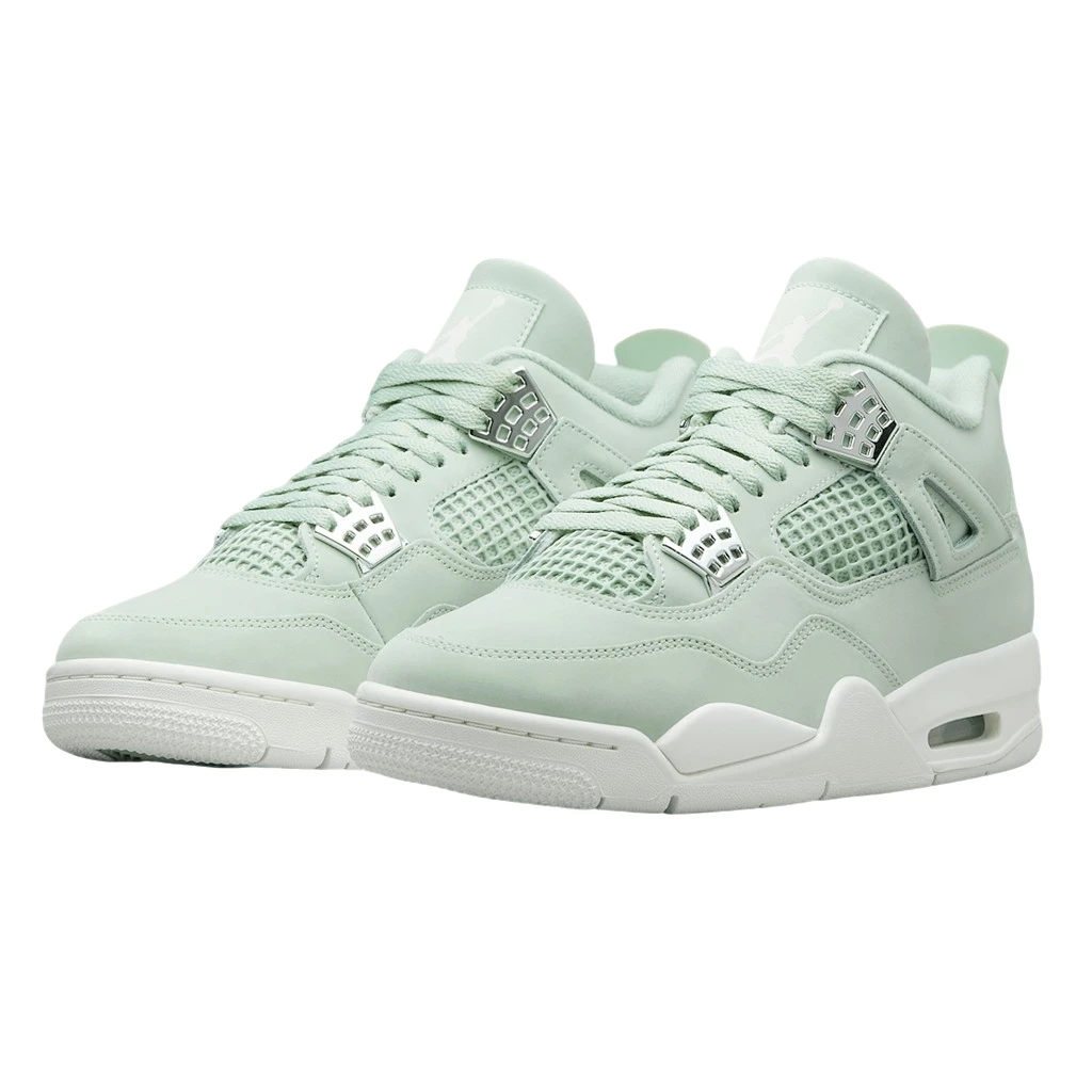 Nike/耐克官方正品 Air Jordan 4海沫绿女子AJ4休闲鞋HV0823-003