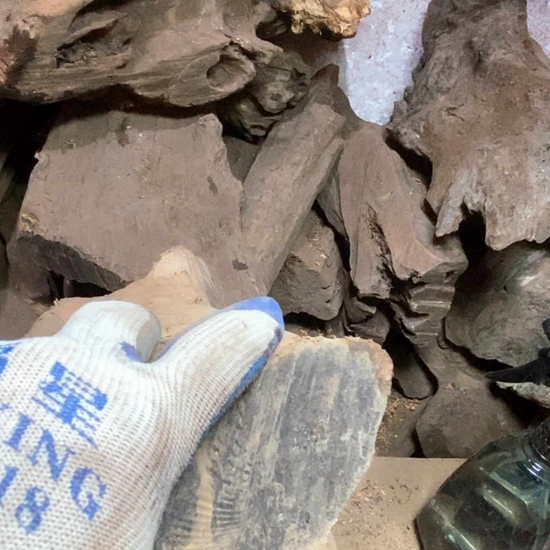 派***居贡木把件我是一个人好