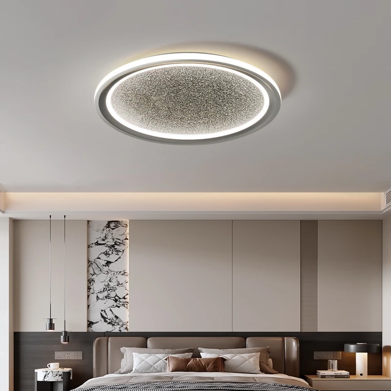 璀璨星空护眼主卧室灯高级感吸顶灯2025年设计师新款圆形LED灯具