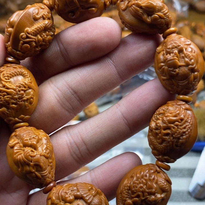 橄榄核手串/手链橄榄核雕工艺手串
