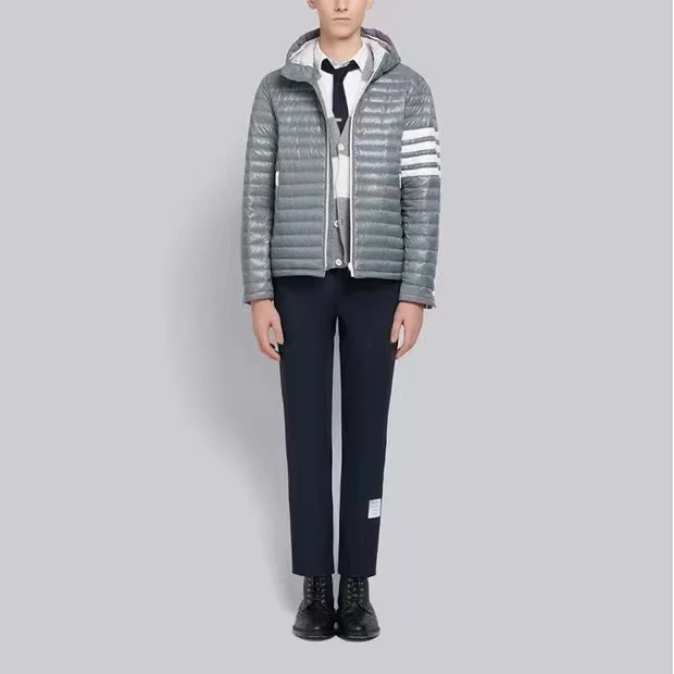 TB【官方正品】汤姆布郎/THOM商务休闲学院风男女同款薄款羽绒服