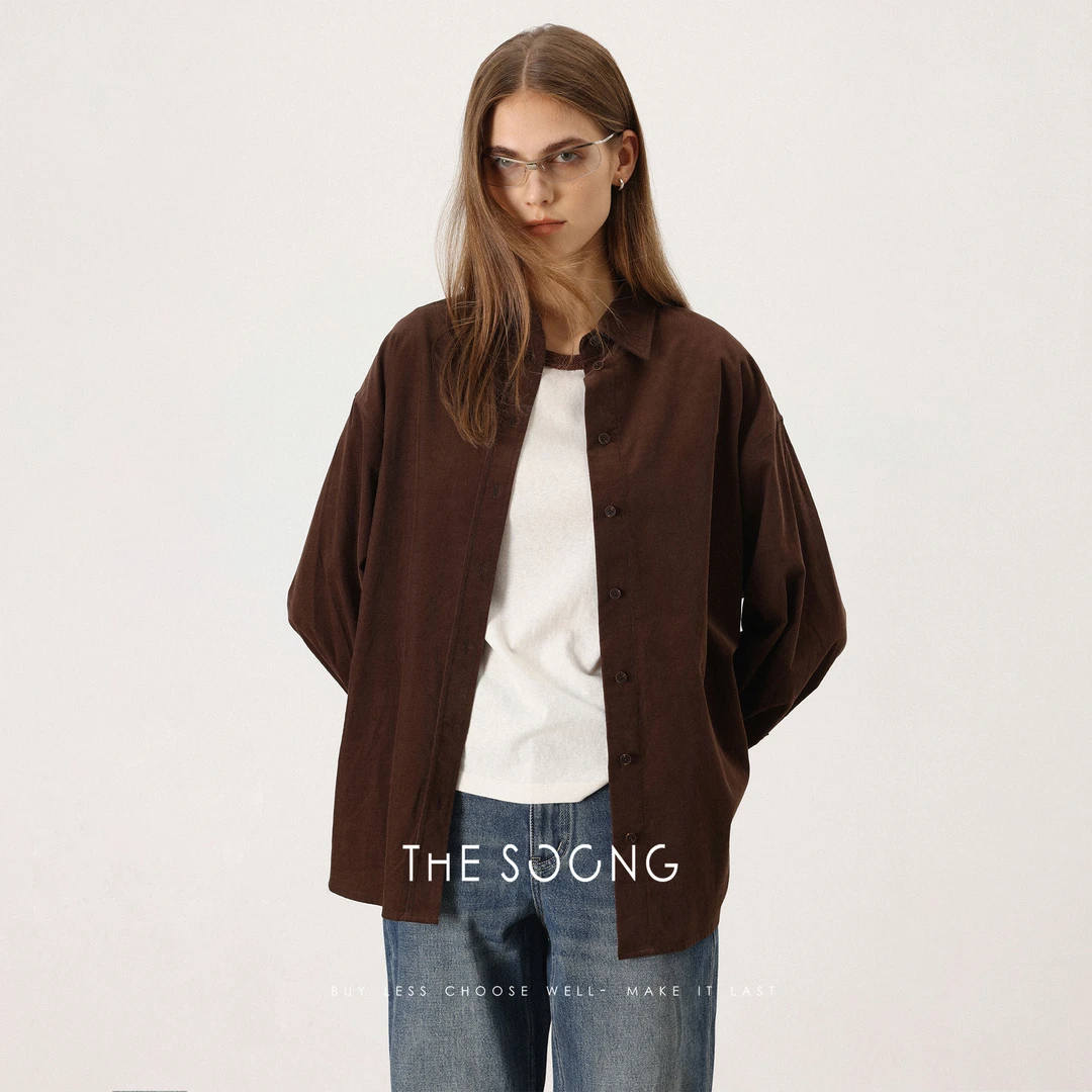 THESOONG|"知性典雅"纯棉亲肤柔软松弛感polo领外套HWCS7535