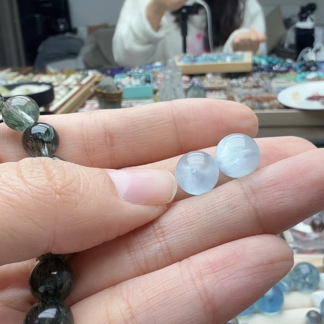 海蓝宝石手链未镶嵌海蓝宝2颗