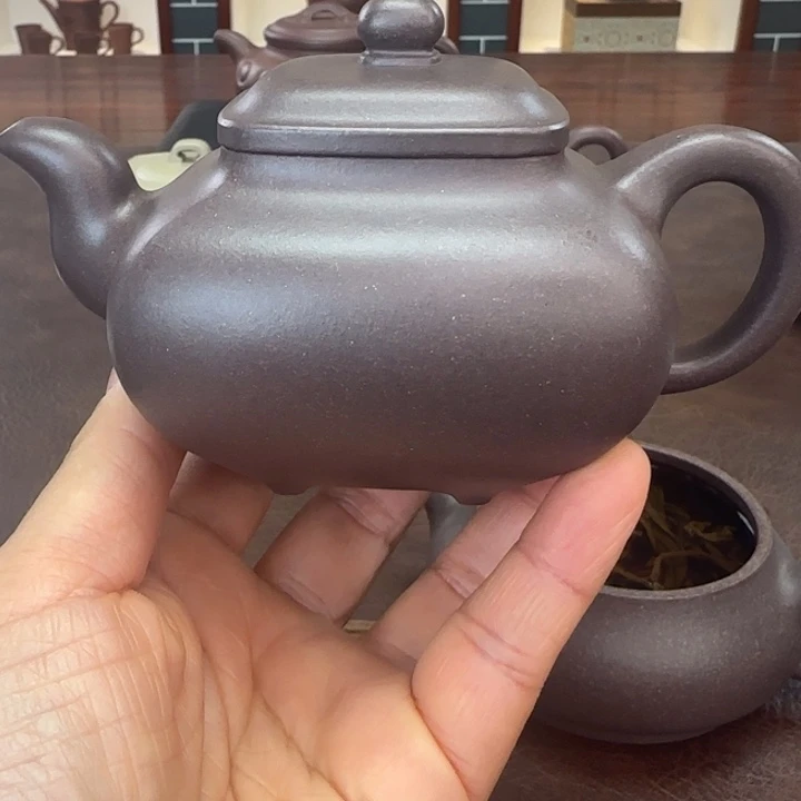 老***生紫砂茶壶四方传炉